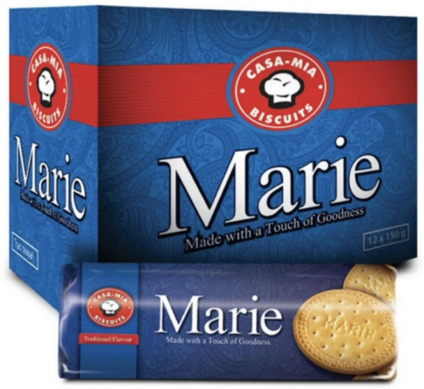 Marie Biscuits <br> (150 g, Pack of 12)