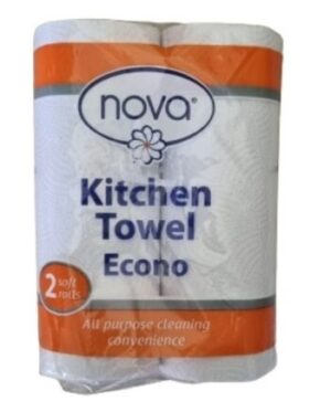Nova Kitchen Towel 2x50 Sheet 2 Ply Econo