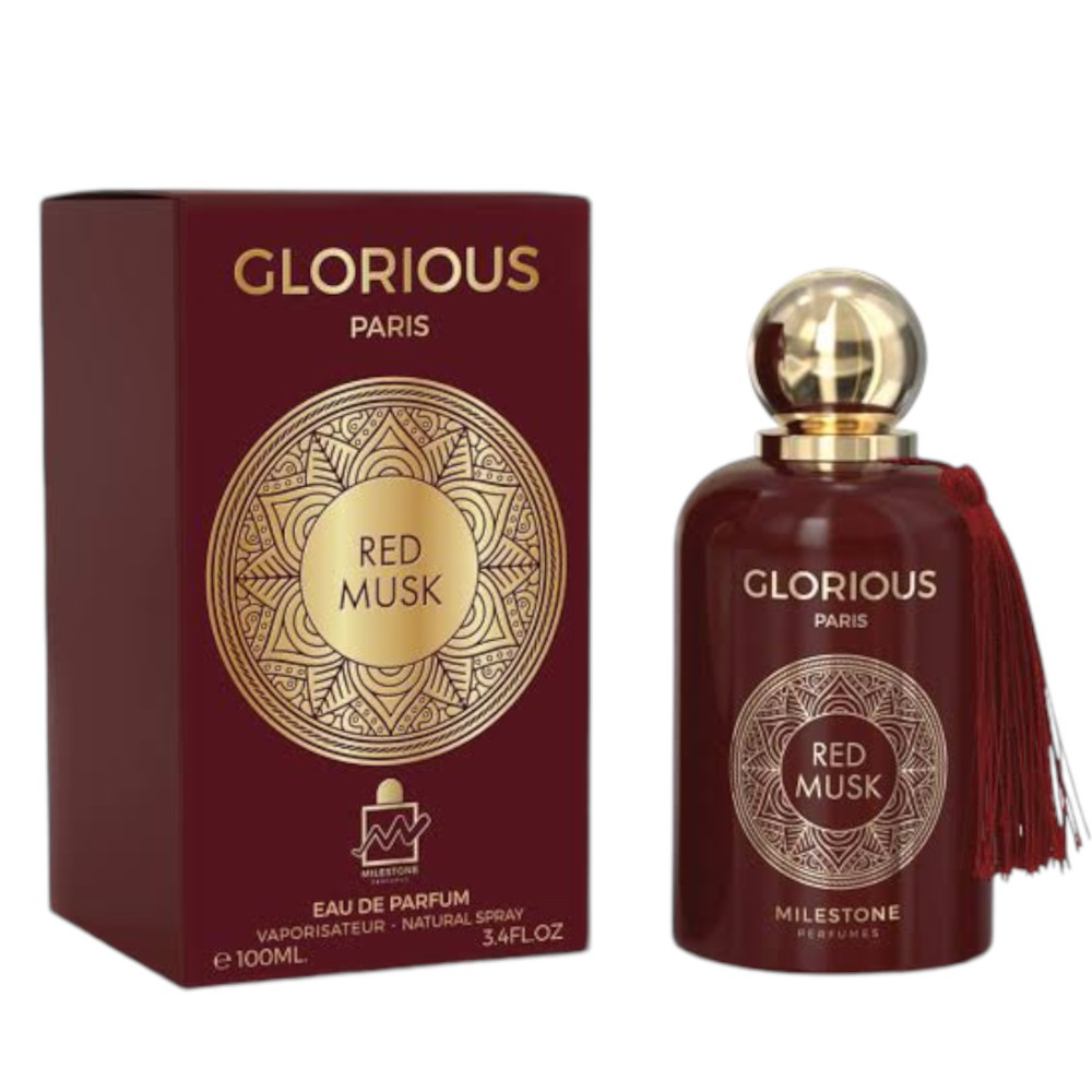 Milestone Glorious Paris Red Musk 100ml Eau De Parfum - Image 2