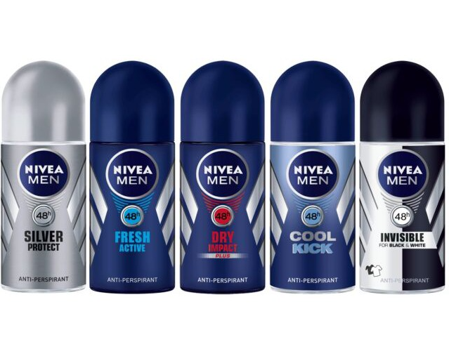 Nivea Roll-On (Assorted) (6 x 50mL)