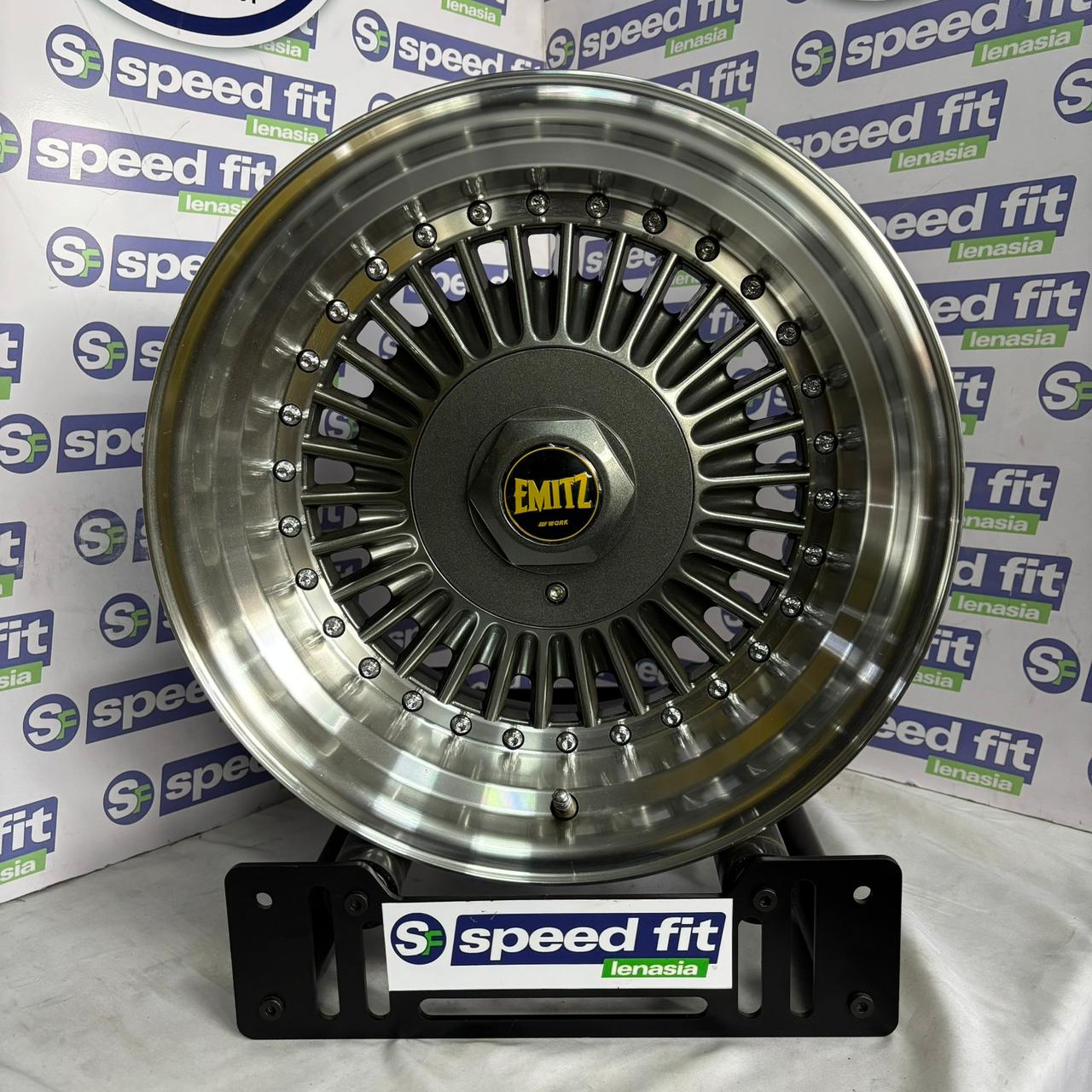 EMITZ MX7663 - 4X100/114 FRONT 8,25J REAR 9J