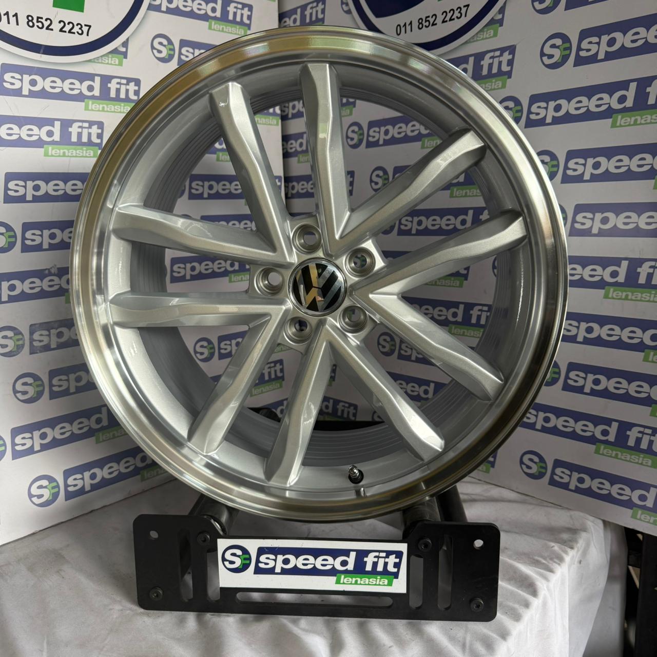 17" VW (SF021) - 5x100 8J ET30 SILVER FACE