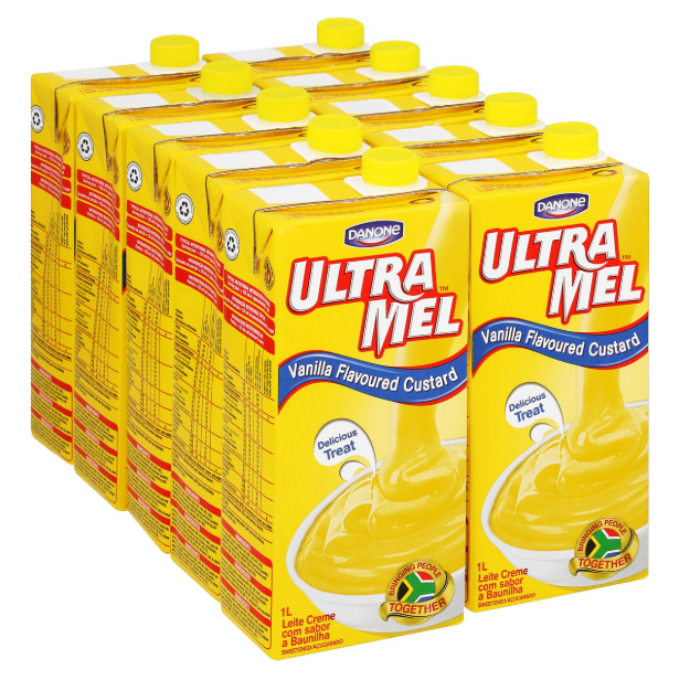 Ultra Mel Vanilla Custard 10 x 1L