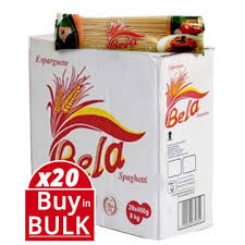Bela Spaghetti 20 x 400g (8kg Bulk Pack)